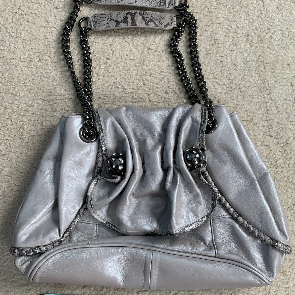 Betsey Johnson Opaque/Pearl Leather Purse